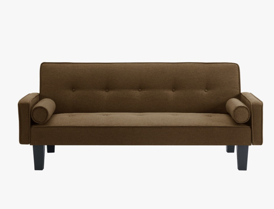 Tufted Fabric Loveseat