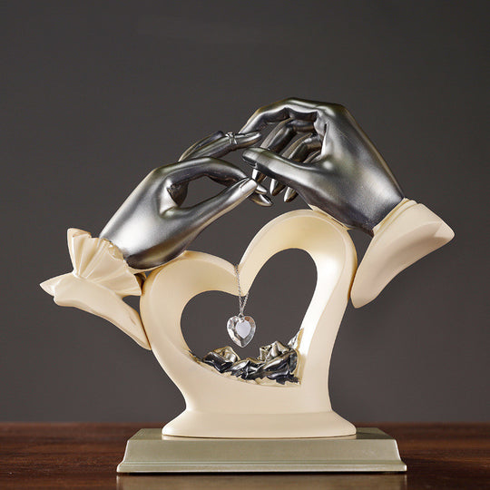 Heart Crystal Figurine