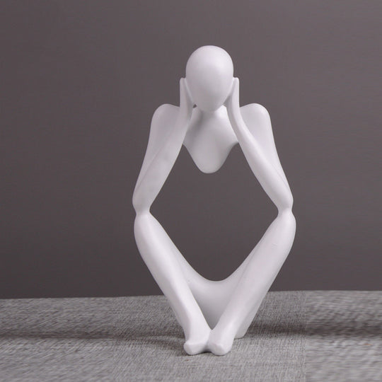 Abstract Thinker Figurine