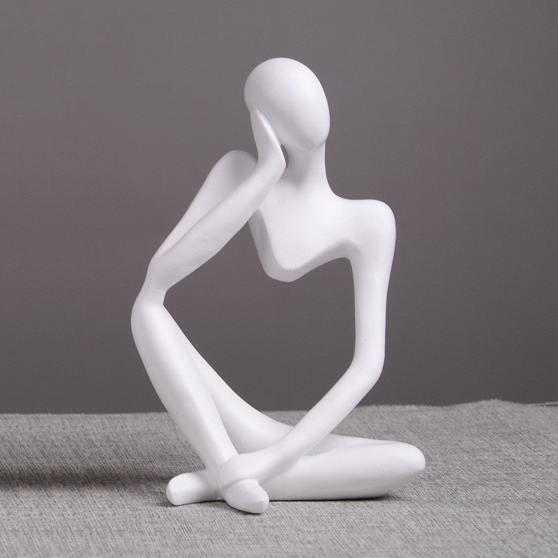 Abstract Thinker Figurine