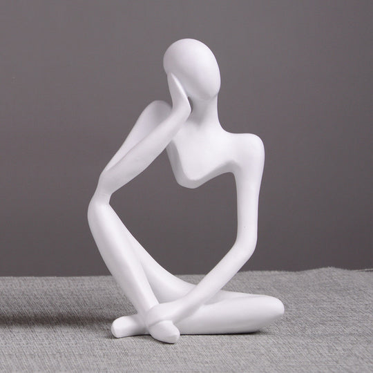 Abstract Thinker Figurine