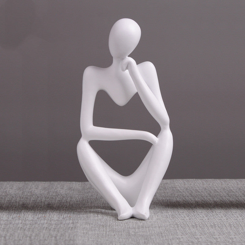 Abstract Thinker Figurine