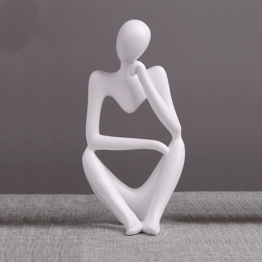 Abstract Thinker Figurine