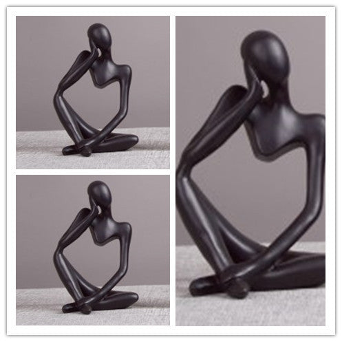 Abstract Thinker Figurine