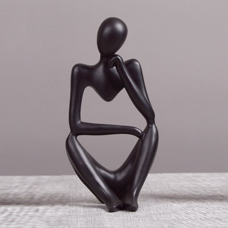 Abstract Thinker Figurine