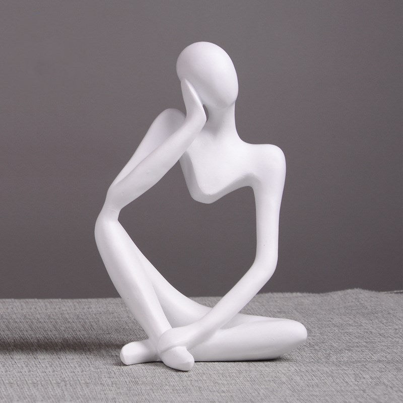 Abstract Thinker Figurine