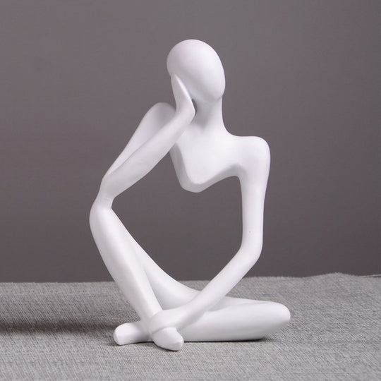 Abstract Thinker Figurine
