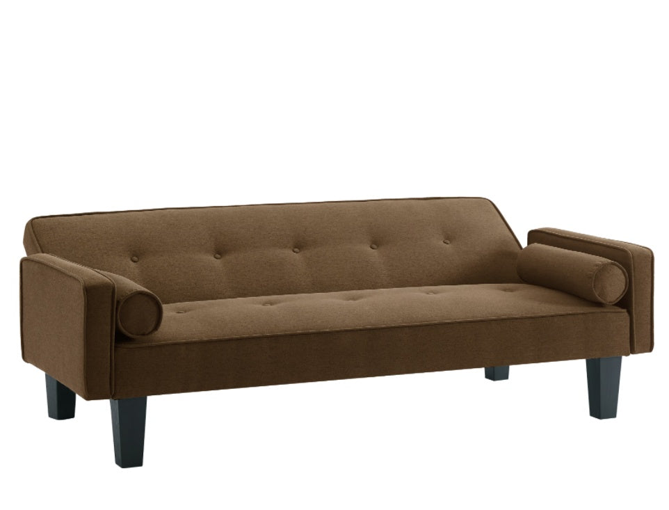Tufted Fabric Loveseat