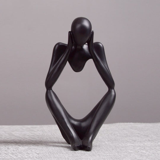 Abstract Thinker Figurine