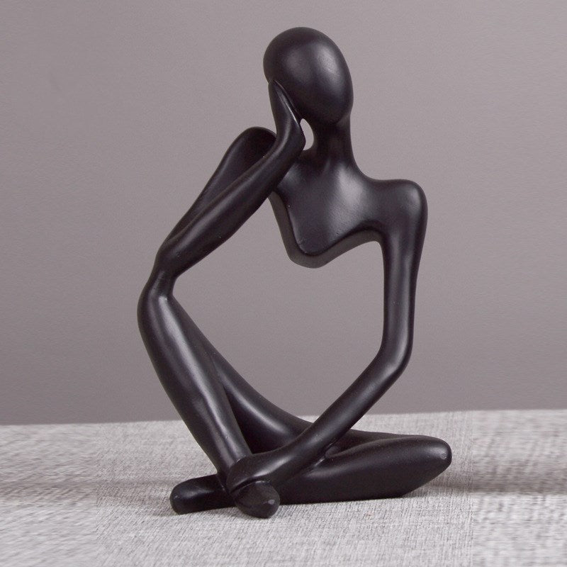 Abstract Thinker Figurine