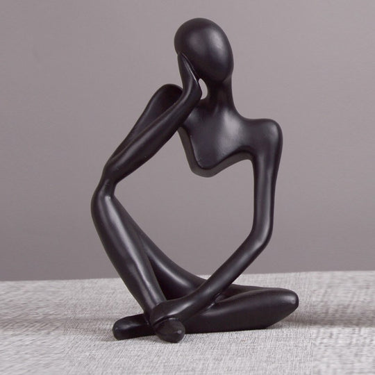 Abstract Thinker Figurine