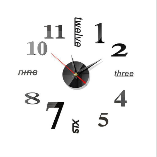 3D Acrylic Wall Clock