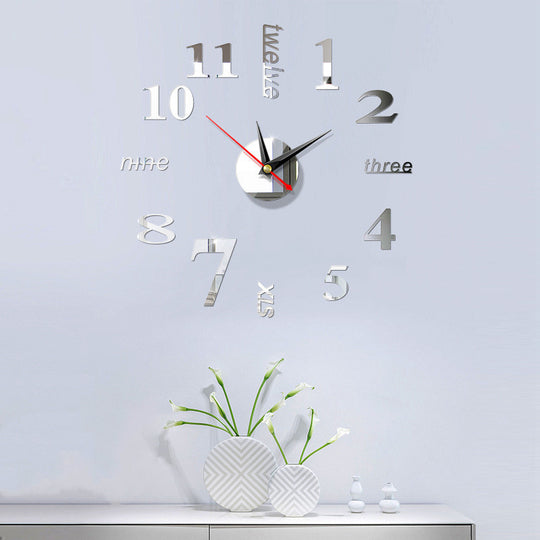 3D Acrylic Wall Clock