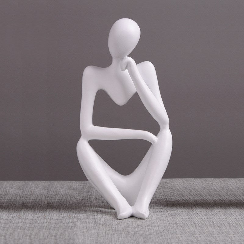 Abstract Thinker Figurine