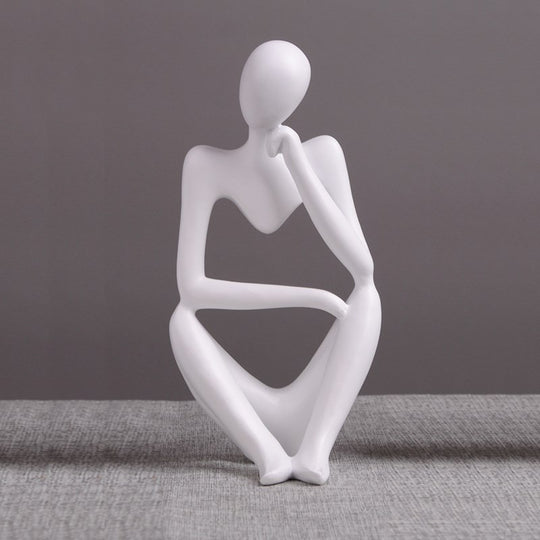 Abstract Thinker Figurine