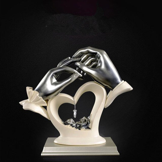 Heart Crystal Figurine