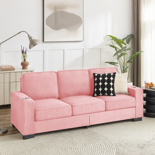 3-Seater Corduroy Sofa