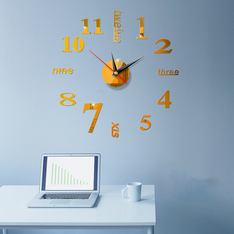 3D Acrylic Wall Clock