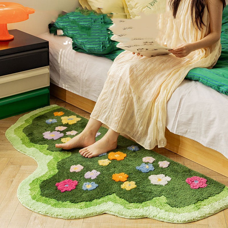 Living Room Flower Bedroom Rug