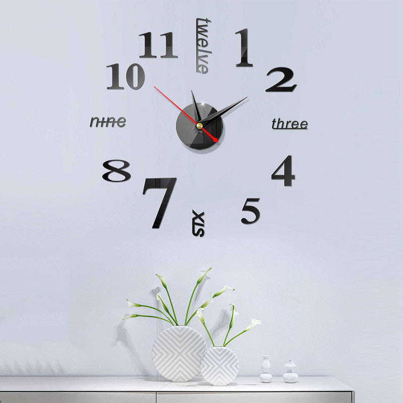 3D Acrylic Wall Clock