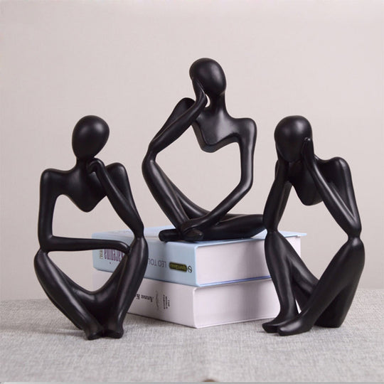 Abstract Thinker Figurine