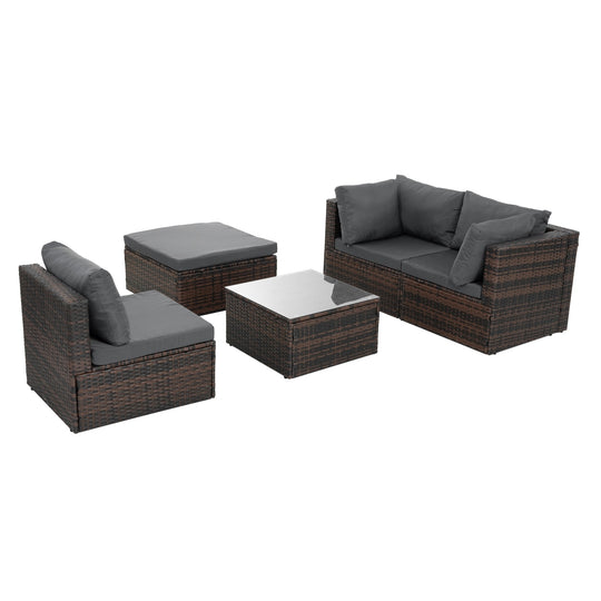 5 Set Wicker Furniture With Temper