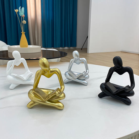 : Nordic Book Figurine