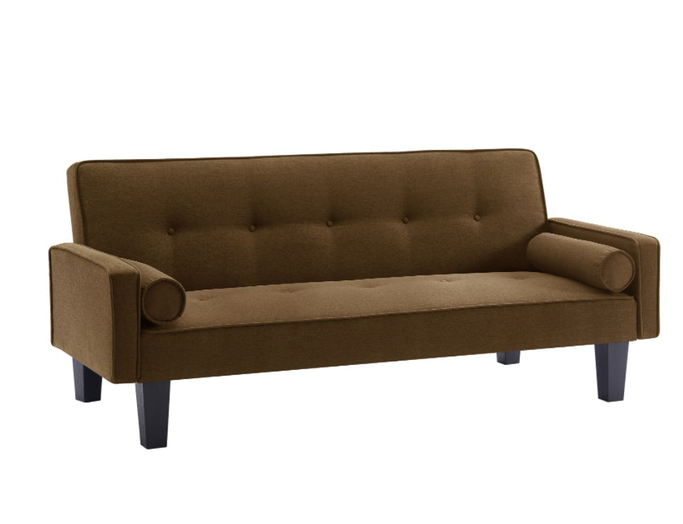 Tufted Fabric Loveseat