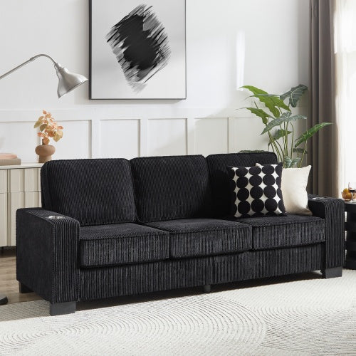 3-Seater Corduroy Sofa
