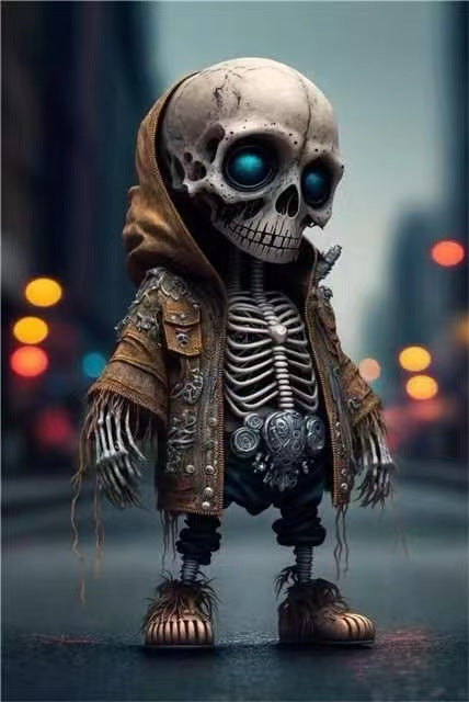 Halloween Skeleton Figurine