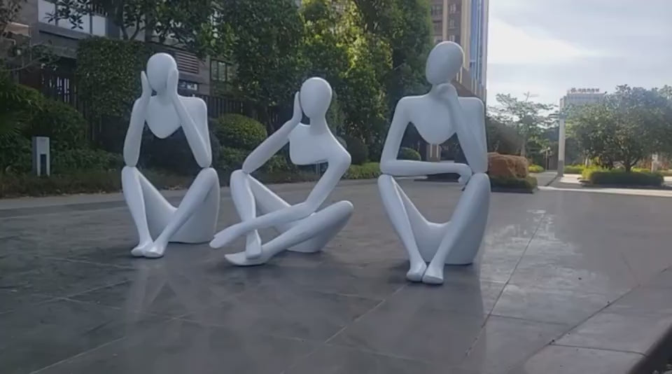 Thinker Statue Abstract Figure Sculpture